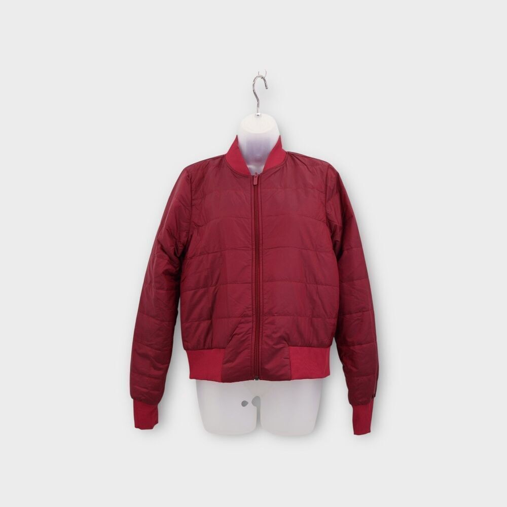 Lululemon Non Stop Bomber Size 8 Reversible Pomegranate NWT Jacket